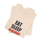 Eat Sleep Anime Repeat T-Shirt - original anime design, view 9