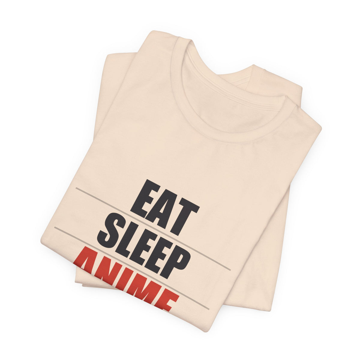 Eat Sleep Anime Repeat T-Shirt - original anime design, view 9
