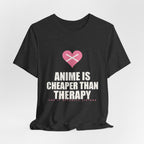 Cheaper Than Therapy Anime T-Shirt - original anime design, view 19