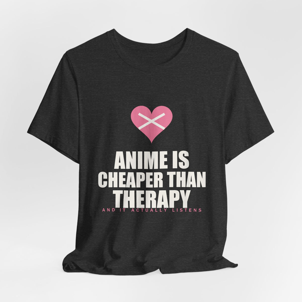 Cheaper Than Therapy Anime T-Shirt - original anime design, view 19