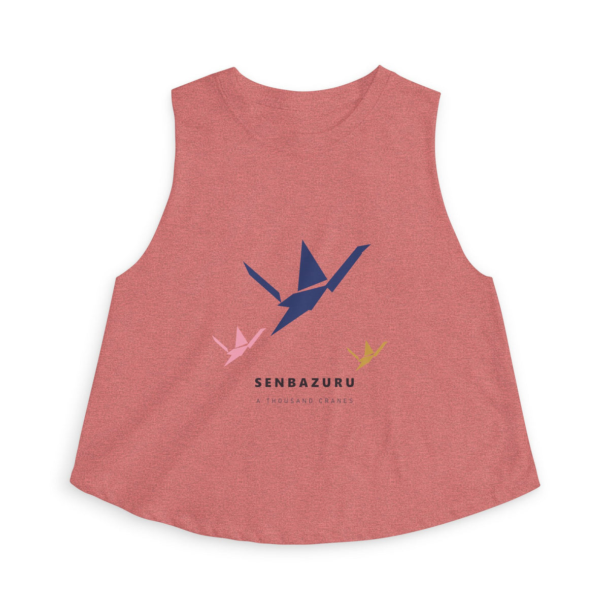 Senbazuru Crop Top in Heather Mauve