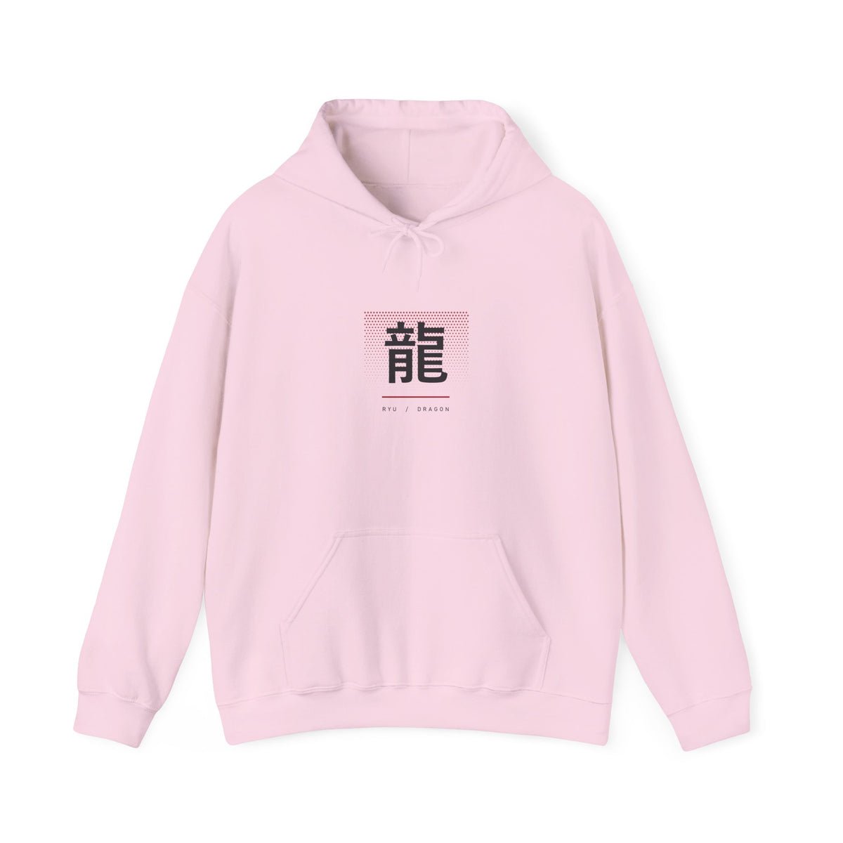 Ryu Dragon Hoodie in Light Pink