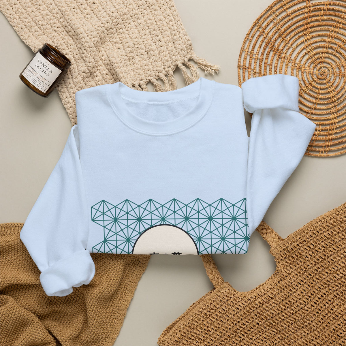 Asanoha Sweatshirt - original anime design, view 39
