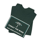 Today The Wind Has Been Extremely Unprofessional Funny Anime T-Shirt - original anime design, view 11