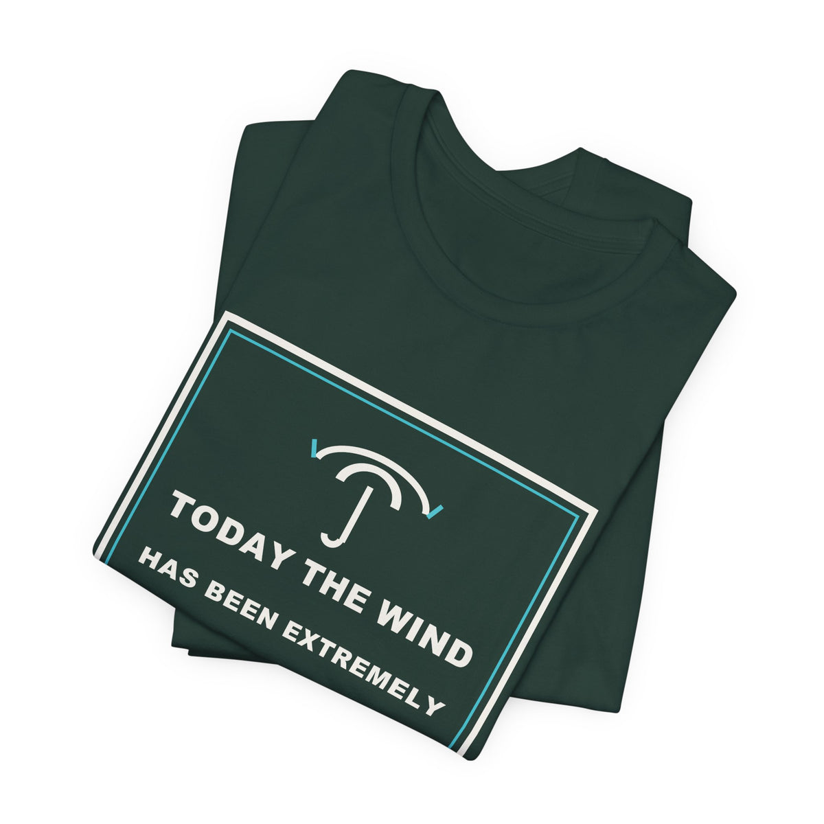 Today The Wind Has Been Extremely Unprofessional Funny Anime T-Shirt - original anime design, view 11