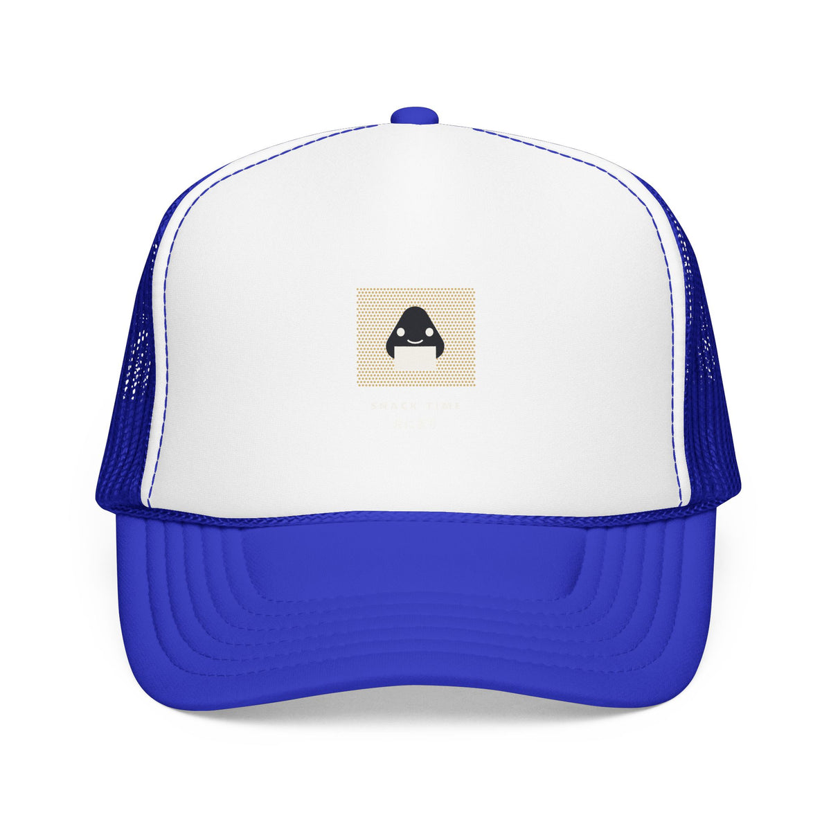 Snack Time Trucker Cap in Royal