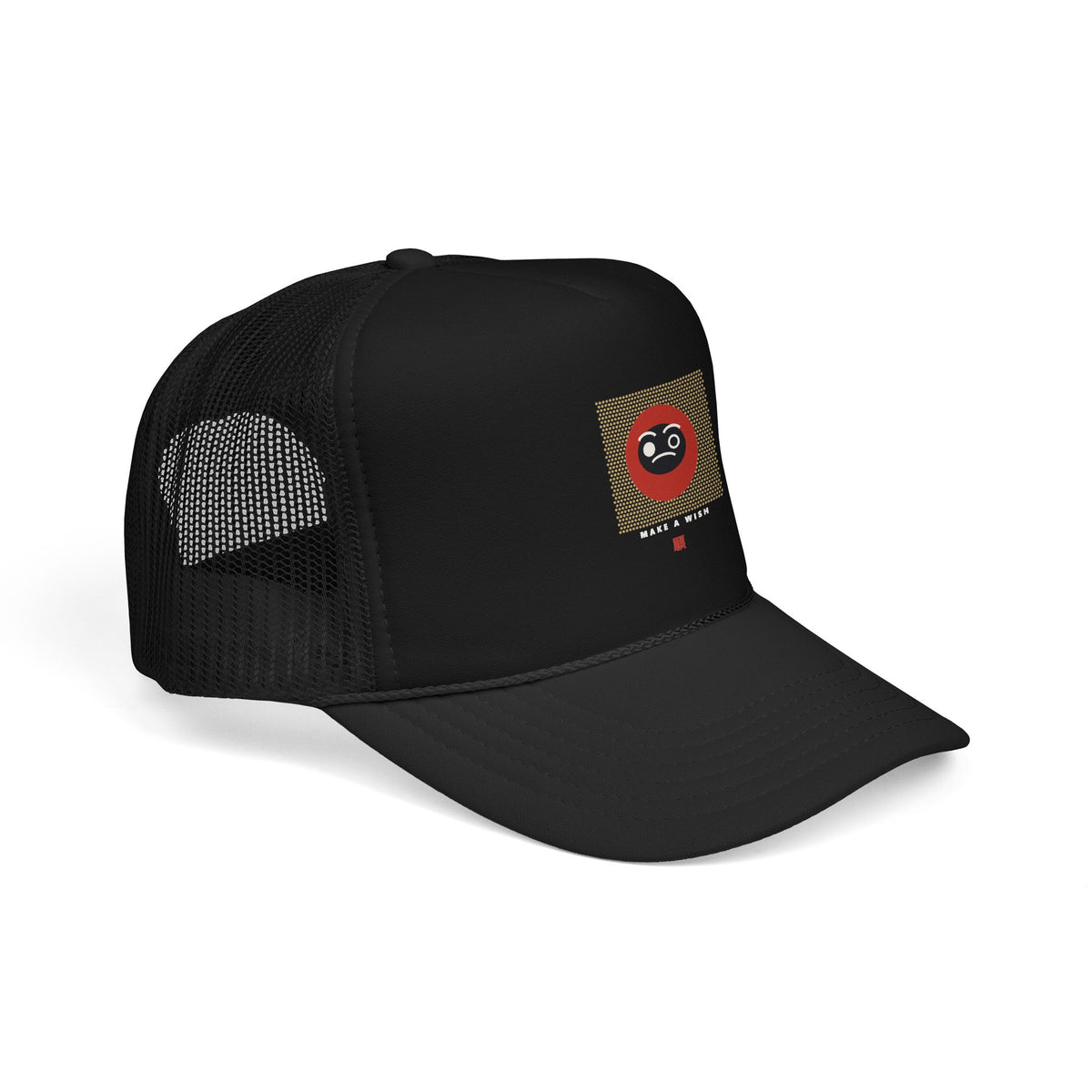 Daruma Wish Trucker Cap - original anime design, view 1