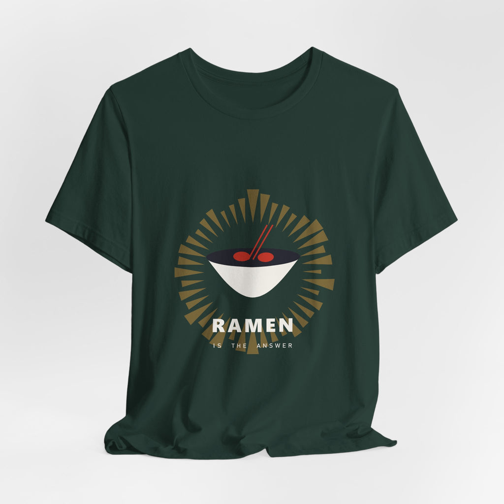 Ramen Is The Answer T-Shirt - original anime design, view 6