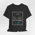 Currently Experiencing A Medium Amount Of Feelings Funny Anime T-Shirt - original anime design, view 18