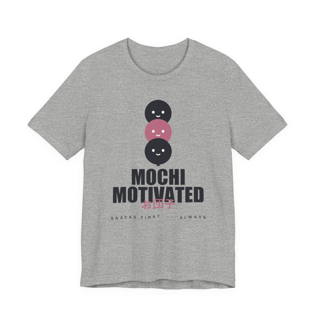 Mochi Motivated Anime T-Shirt in Athletic Heather