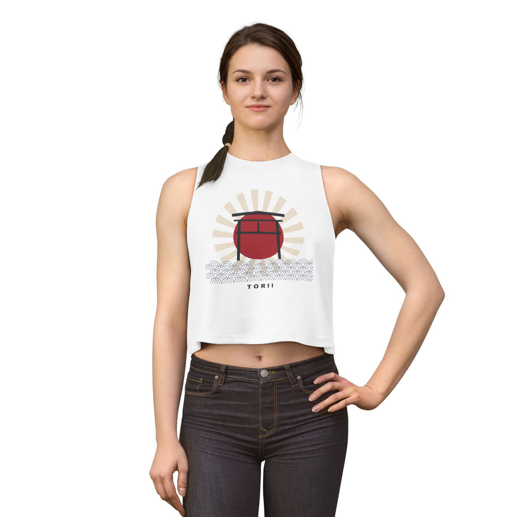 Torii Gate Crop Top - original anime design, view 2