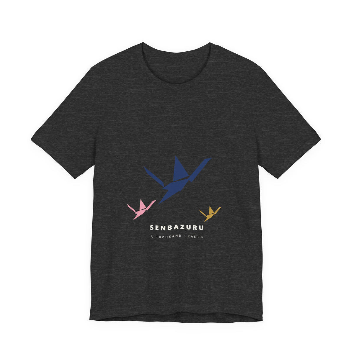 Senbazuru T-Shirt in Dark Grey Heather