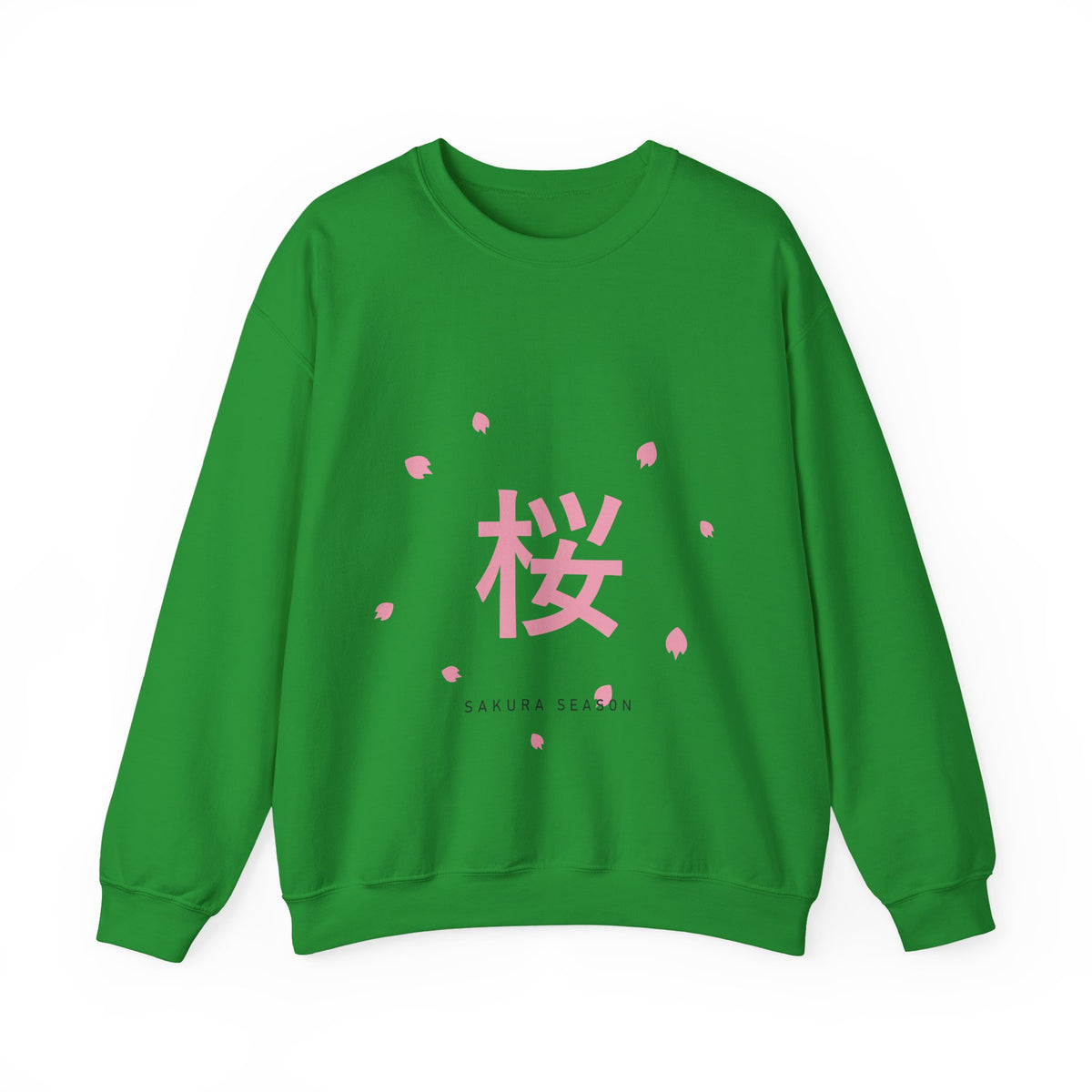 Sakura Season Sweatshirt in Irish Green