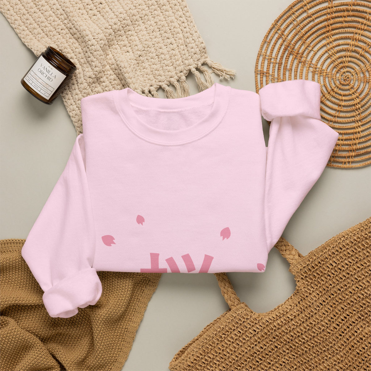 Sakura Season Sweatshirt - original anime design, view 49