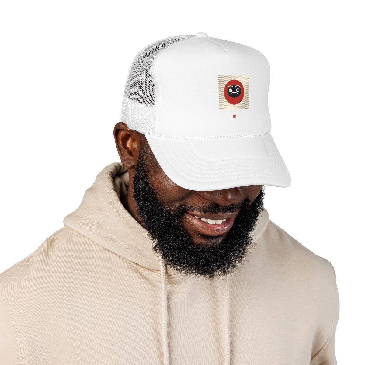 Daruma Wish Trucker Cap - original anime design, view 35