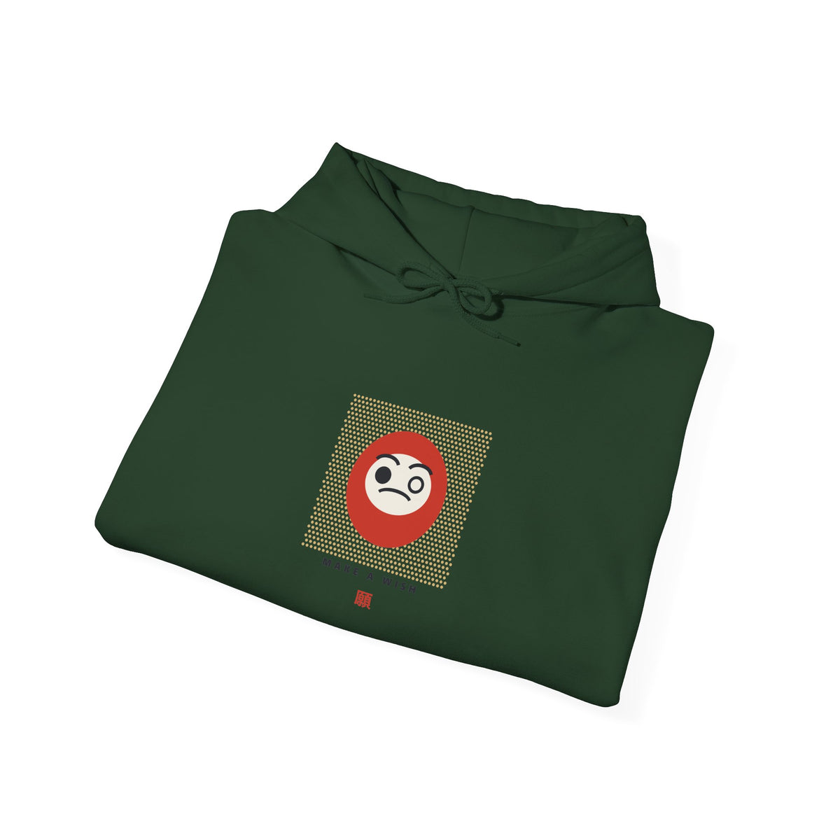 Daruma Wish Hoodie - original anime design, view 24