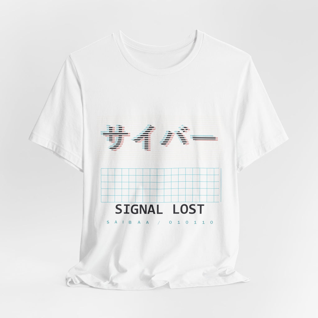 Cyber Glitch Anime T-Shirt - original anime design, view 4