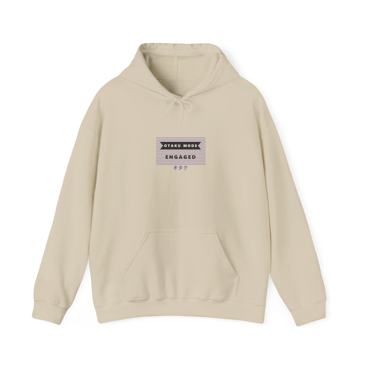 Otaku Mode Hoodie in Sand