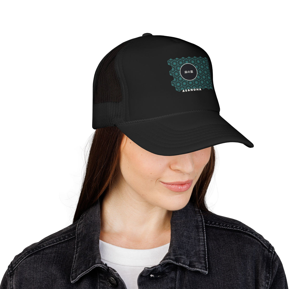 Asanoha Trucker Cap - original anime design, view 3