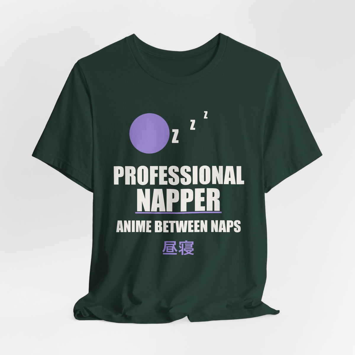 Professional Napper Anime T-Shirt - original anime design, view 13