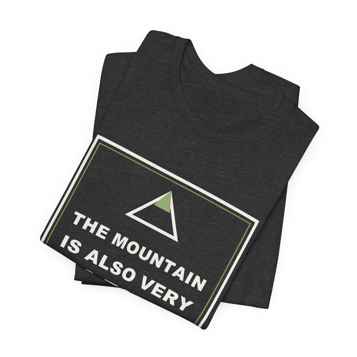 The Mountain Is Also Very Big Today Funny Anime T-Shirt - original anime design, view 17
