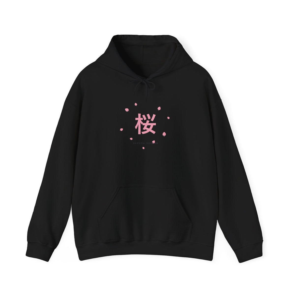 Sakura Season Hoodie in Black