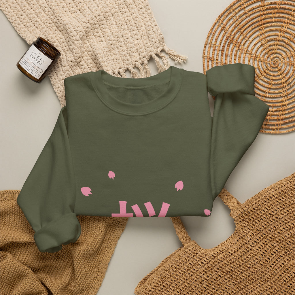 Sakura Season Sweatshirt - original anime design, view 28