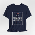 We Are Always Thinking About Soup Funny Anime T-Shirt - original anime design, view 21