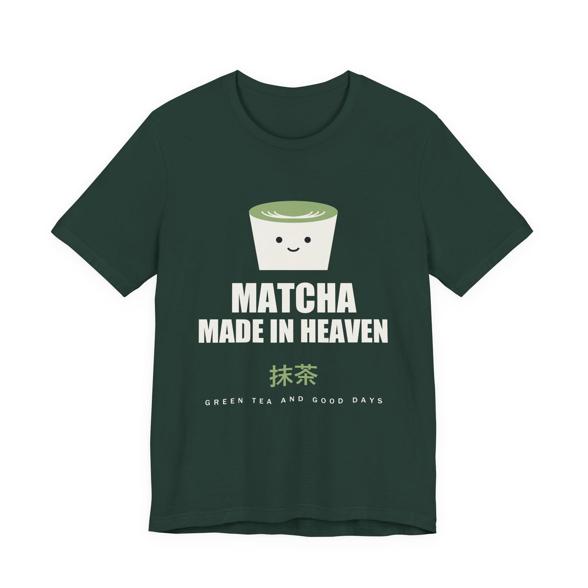 Matcha Made In Heaven Anime T-Shirt in Forest