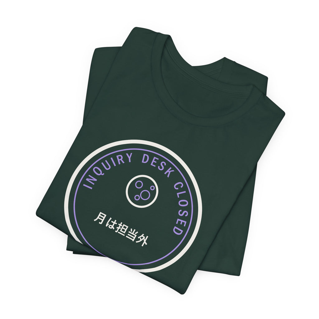 Our Department Has No Information About The Moon Funny Anime T-Shirt - original anime design, view 11
