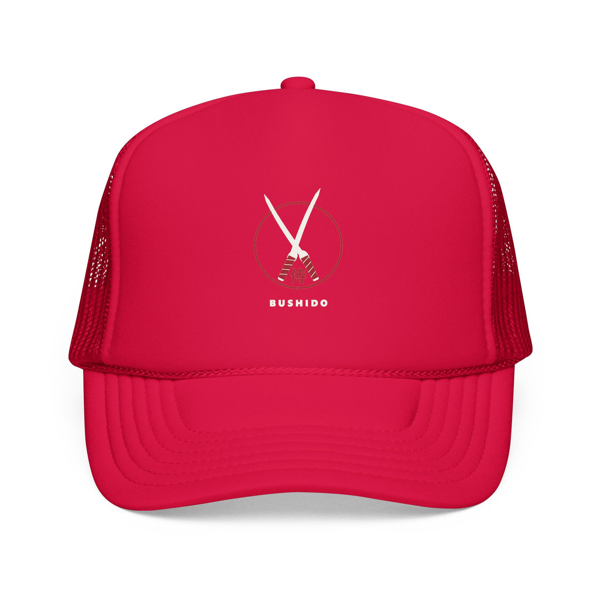 Bushido Trucker Cap in Red