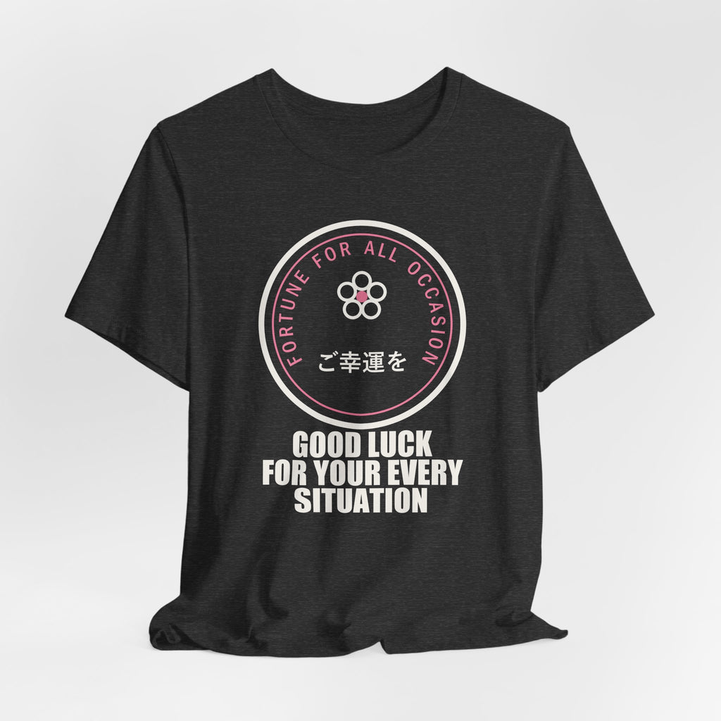 Good Luck For Your Every Situation Funny Anime T-Shirt - original anime design, view 18