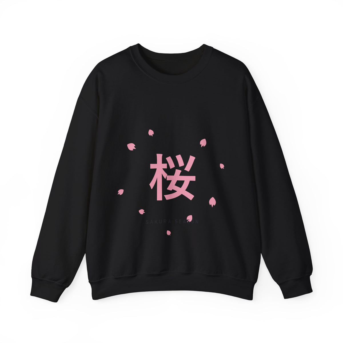 Sakura Season Sweatshirt in Black