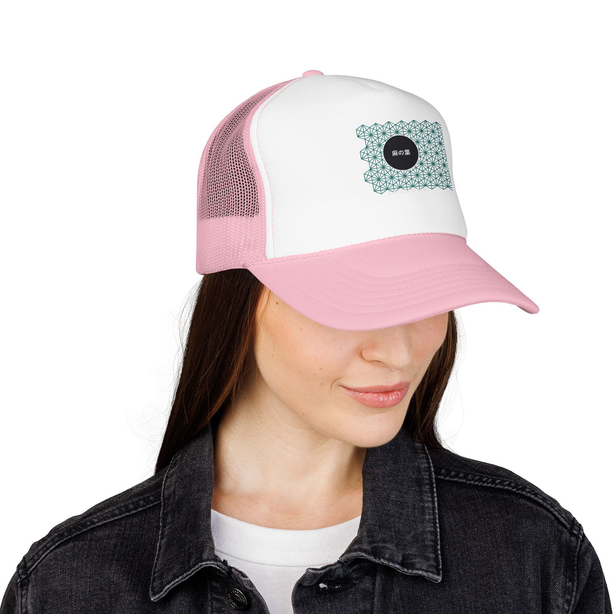 Asanoha Trucker Cap - original anime design, view 24