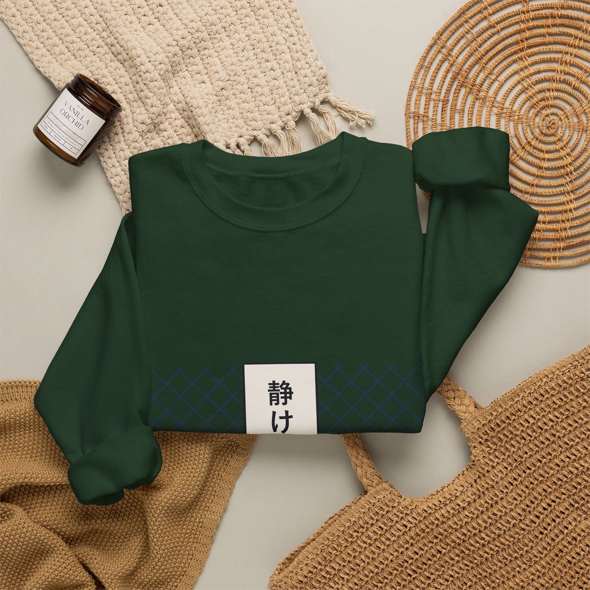 Stillness Sweatshirt - original anime design, view 30