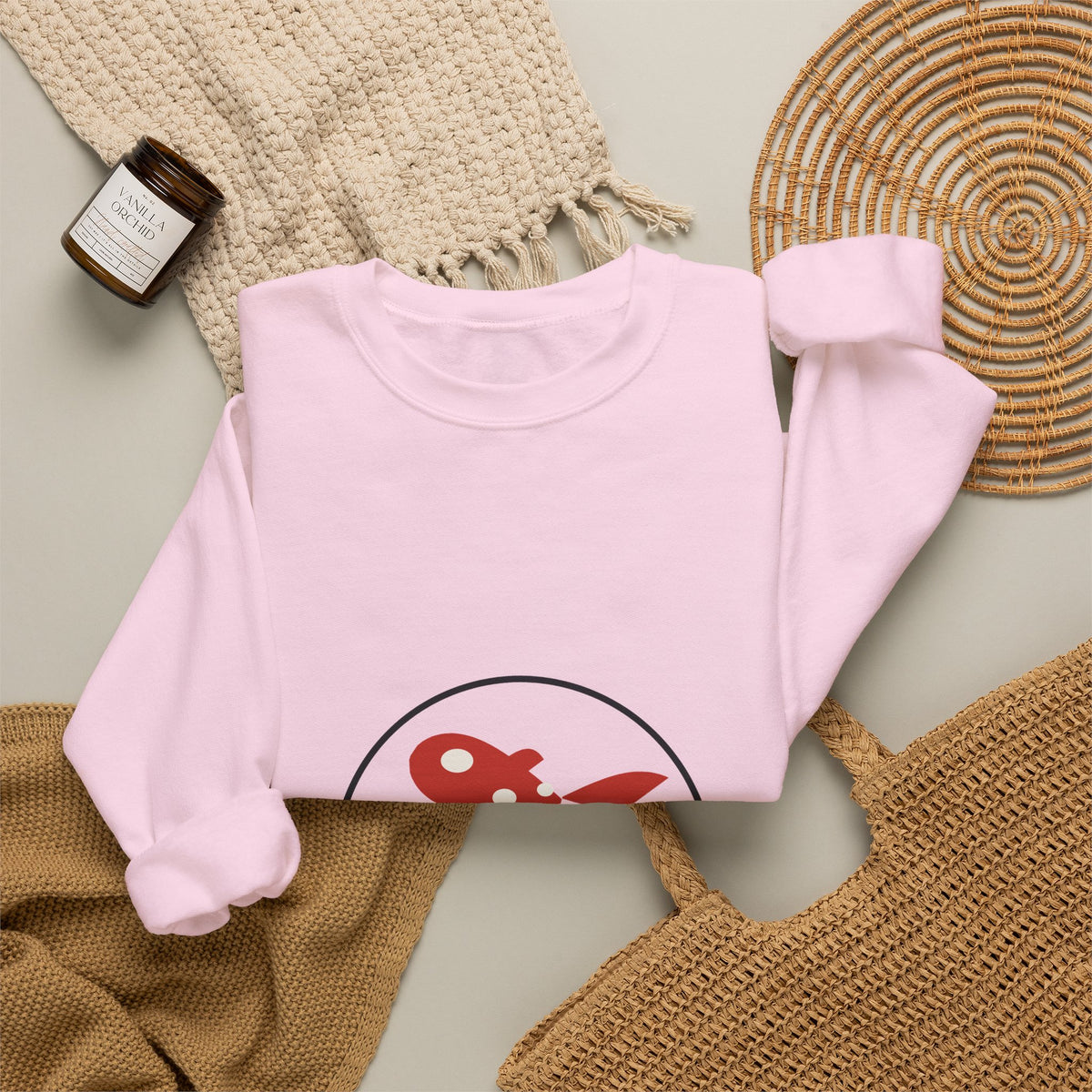 Koi Pair Sweatshirt - original anime design, view 48
