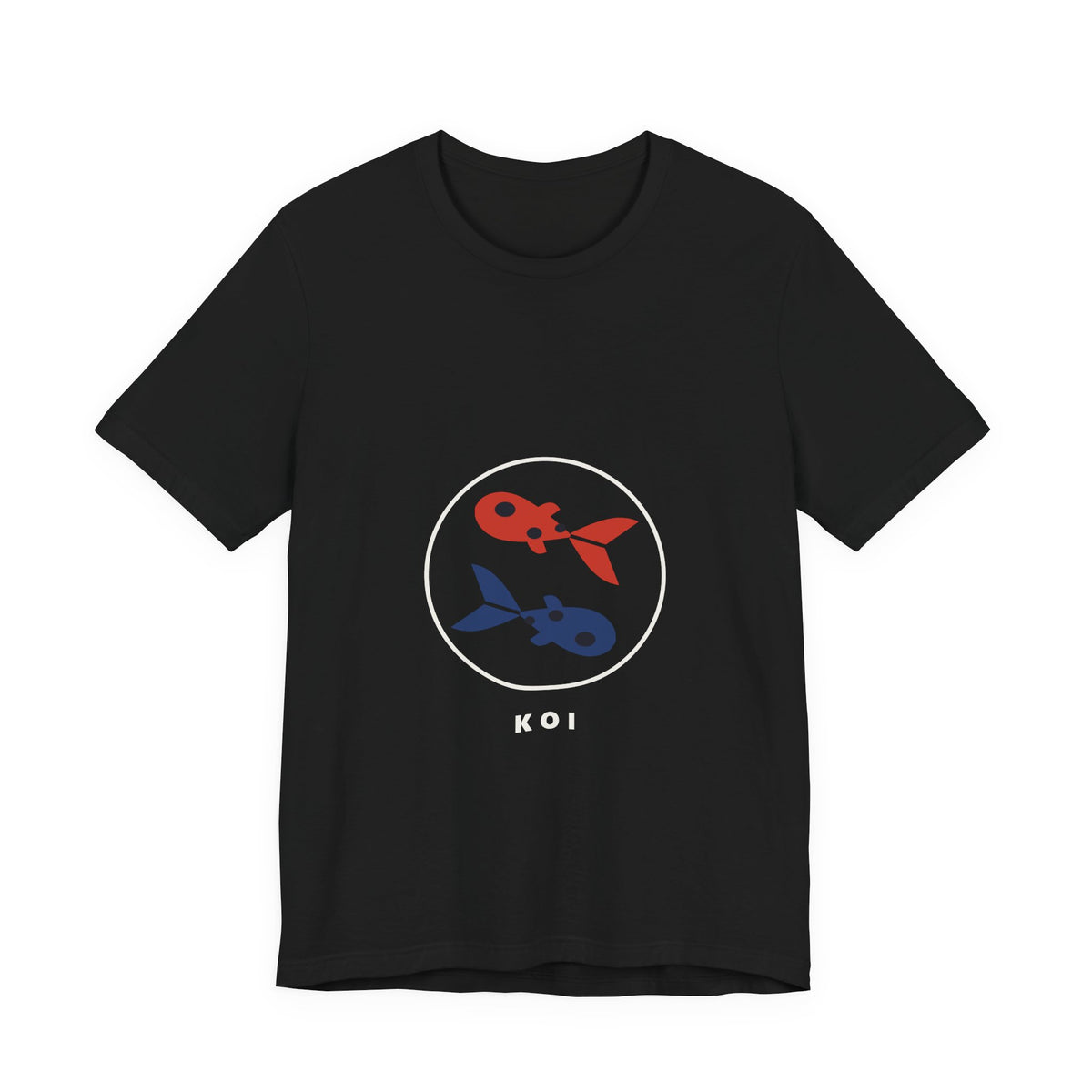 Koi Pair T-Shirt in Black
