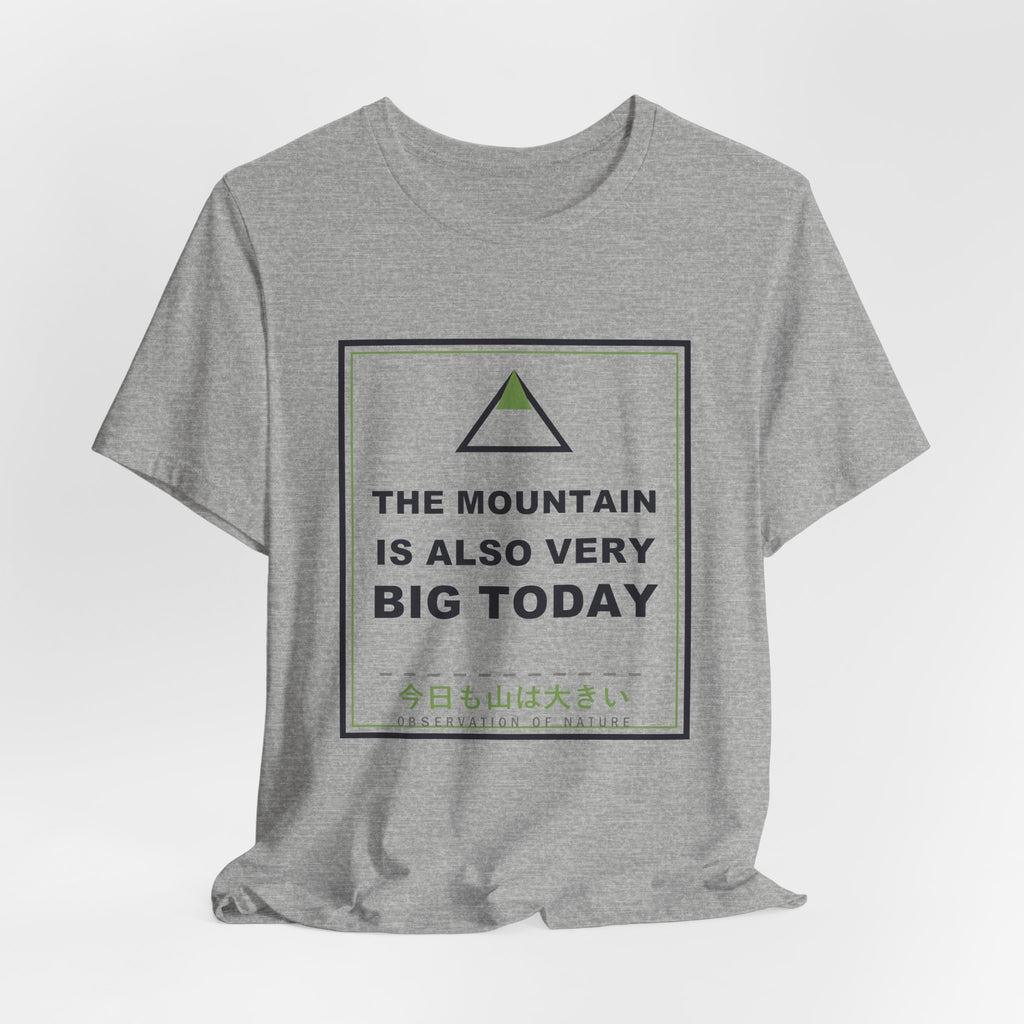The Mountain Is Also Very Big Today Funny Anime T-Shirt - original anime design, view 15