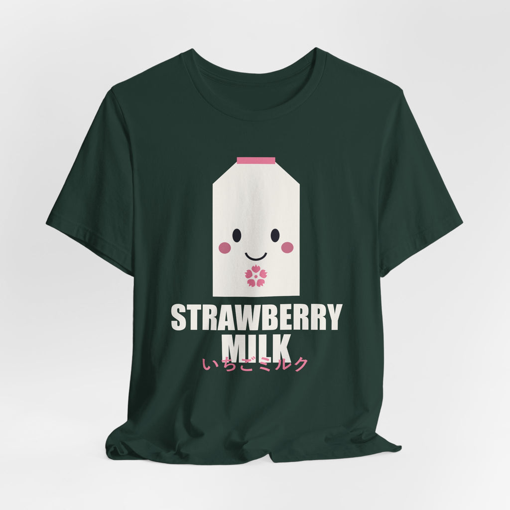 Strawberry Milk Anime T-Shirt - original anime design, view 13