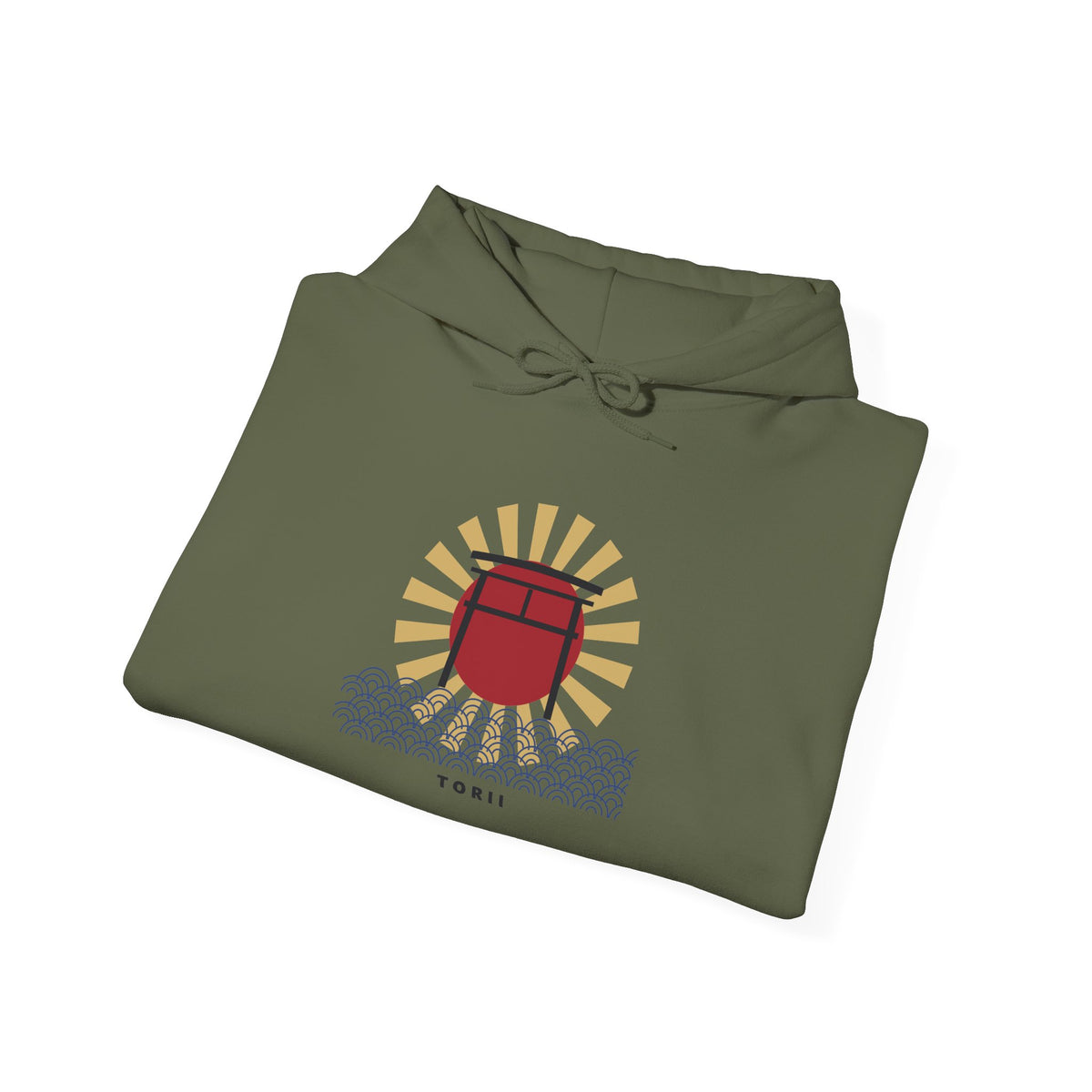 Torii Gate Hoodie - original anime design, view 21