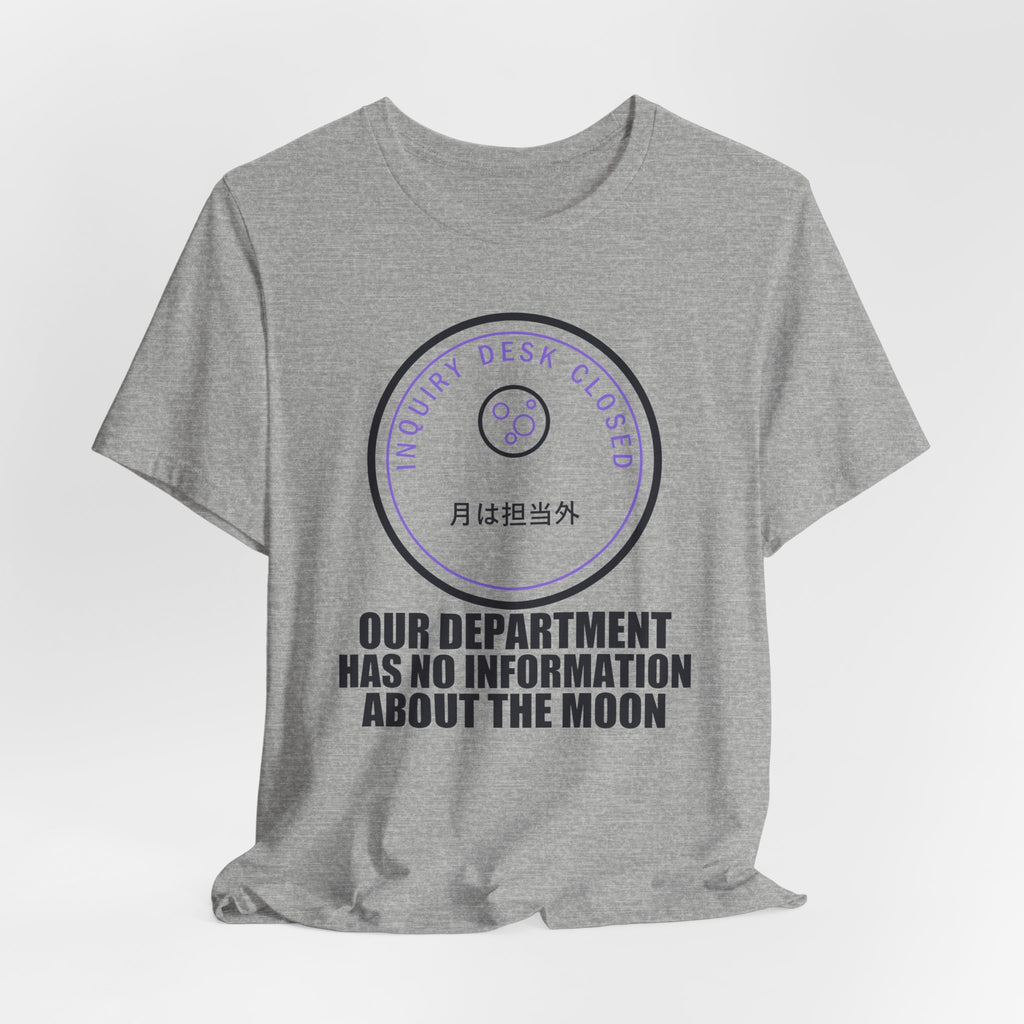 Our Department Has No Information About The Moon Funny Anime T-Shirt - original anime design, view 15