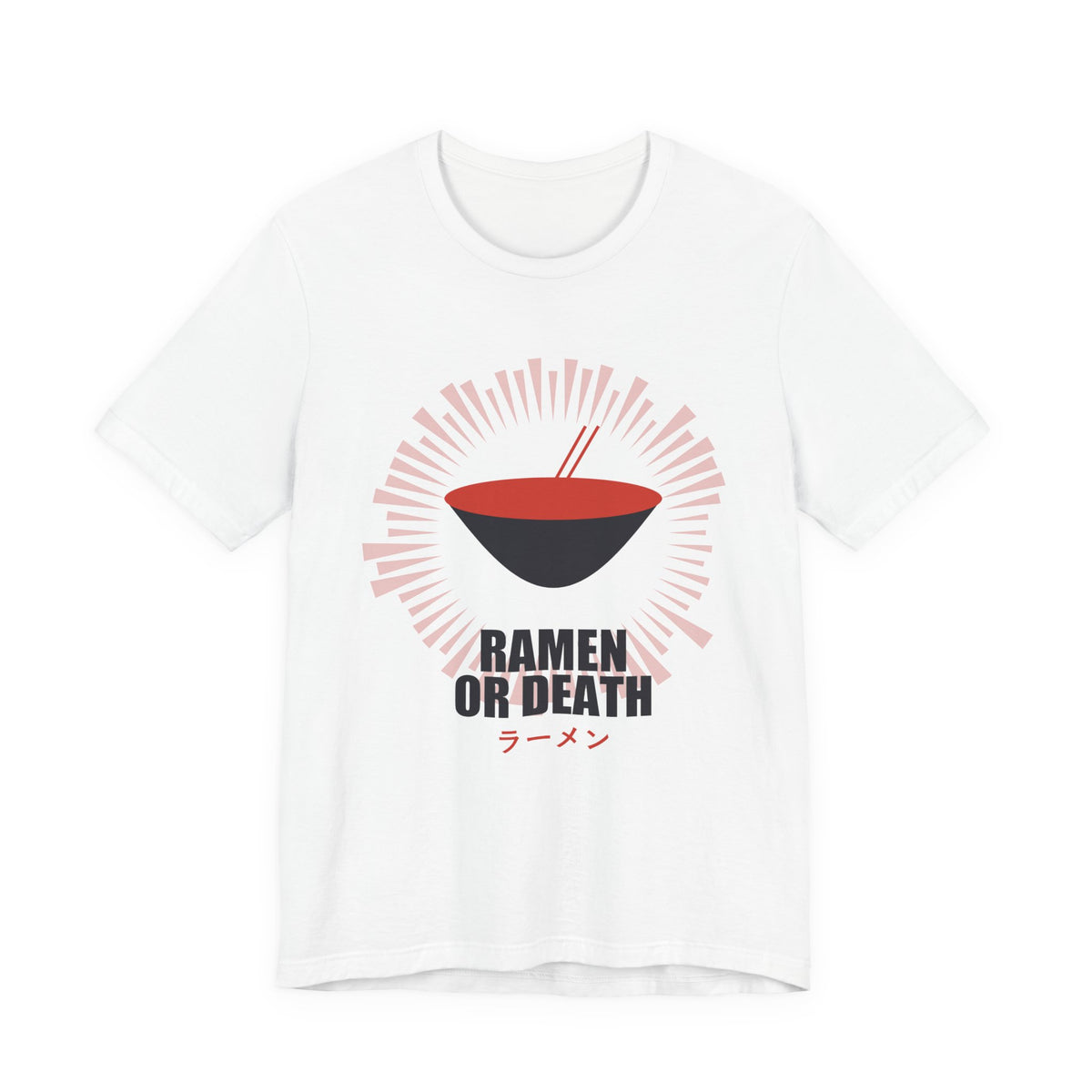 Ramen Or Death Anime T-Shirt in White