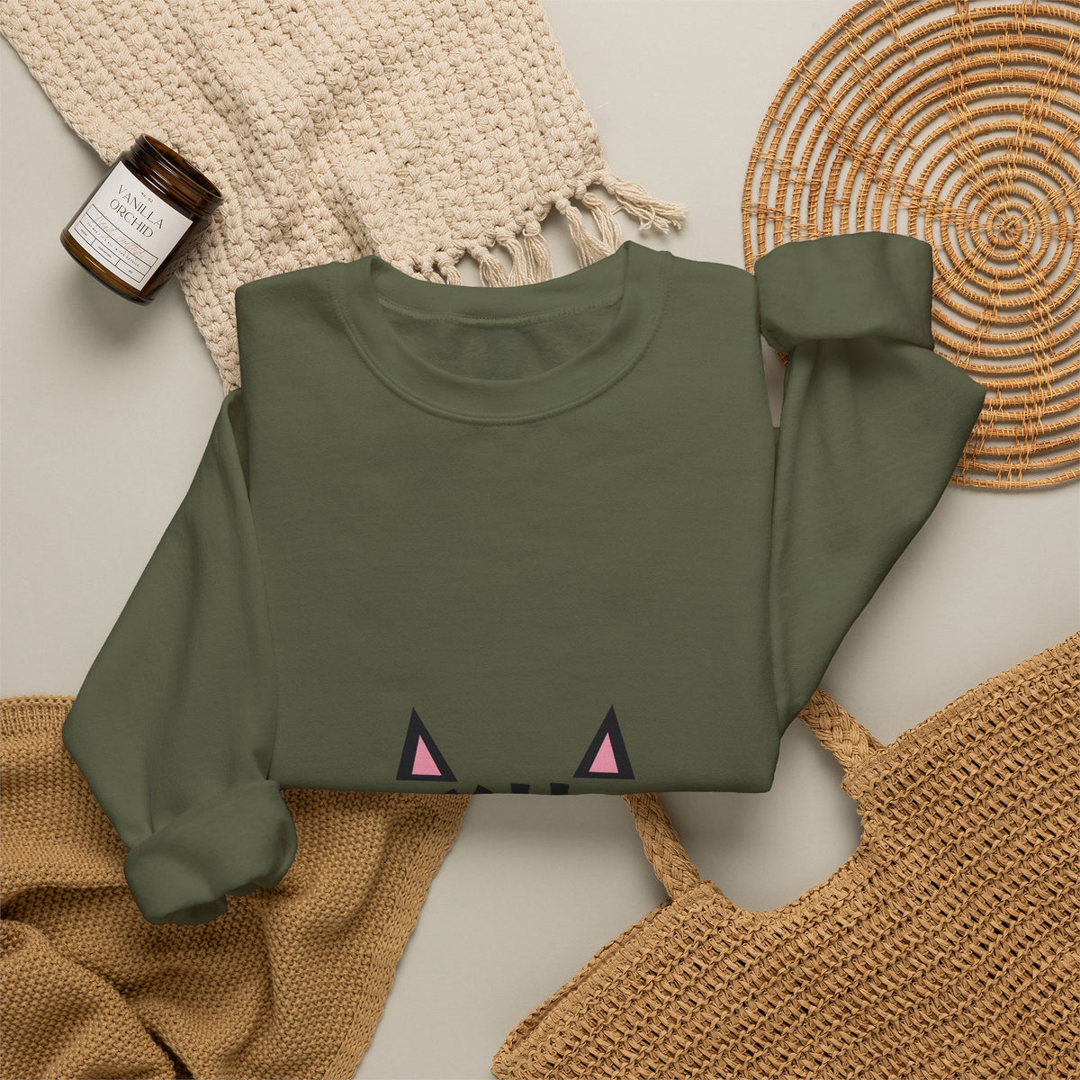 Neko Sweatshirt - original anime design, view 27