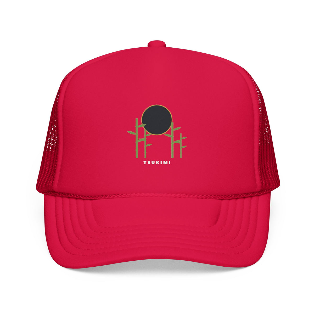 Tsukimi Trucker Cap in Red