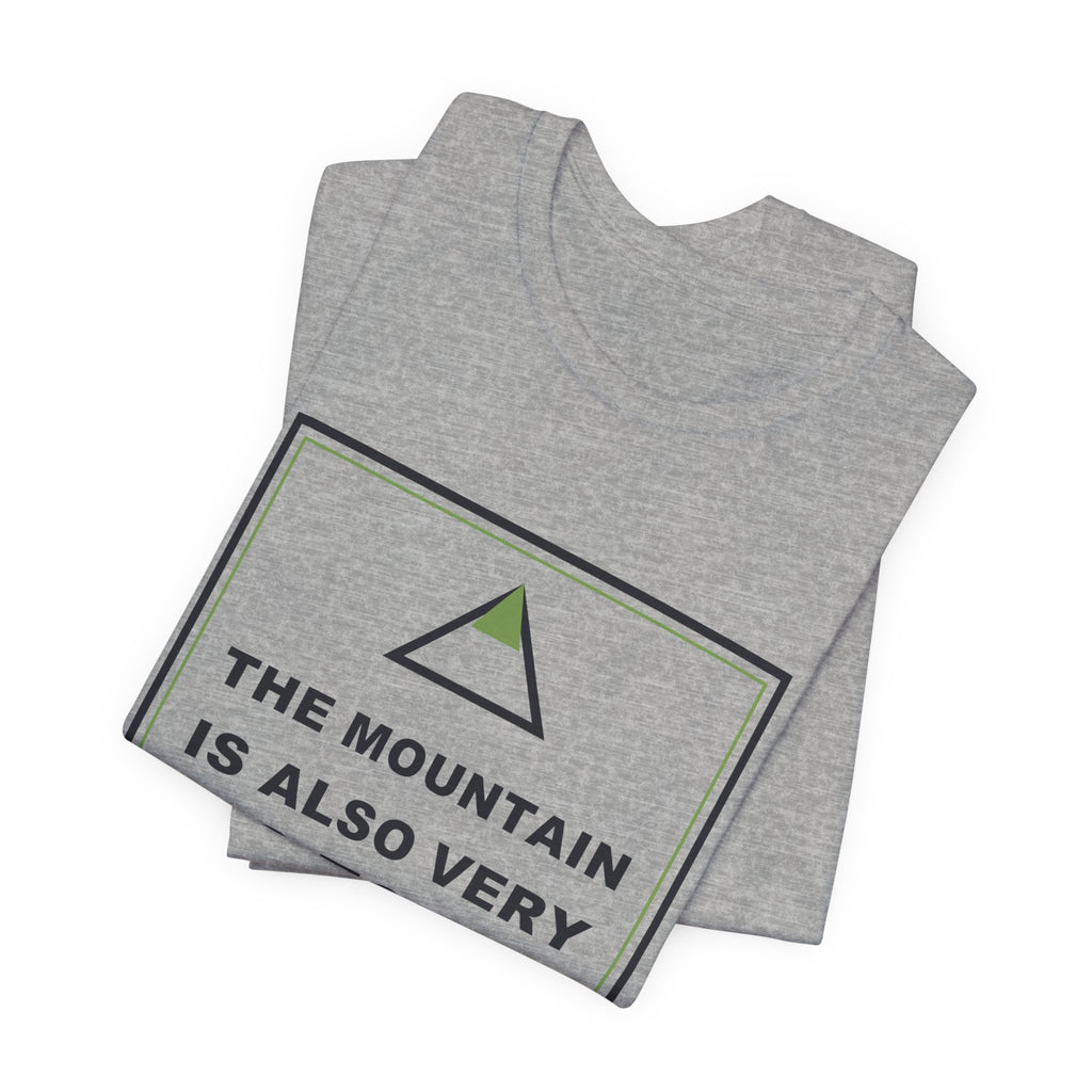 The Mountain Is Also Very Big Today Funny Anime T-Shirt - original anime design, view 14
