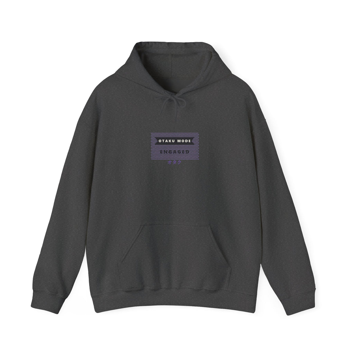 Otaku Mode Hoodie in Dark Heather