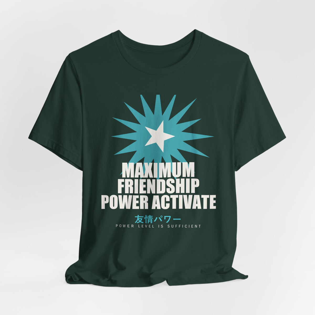 Maximum Friendship Power Activate Funny Anime T-Shirt - original anime design, view 12