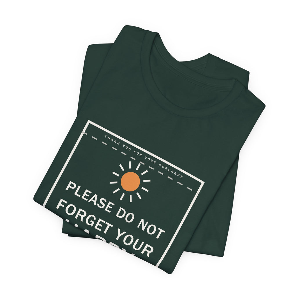 Please Do Not Forget Your Happy Funny Anime T-Shirt - original anime design, view 11