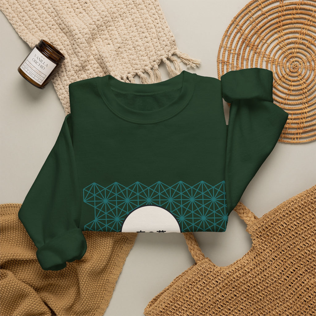 Asanoha Sweatshirt - original anime design, view 30