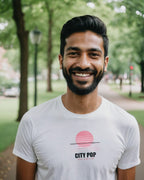 City Pop Anime T-Shirt - original anime design, view 1